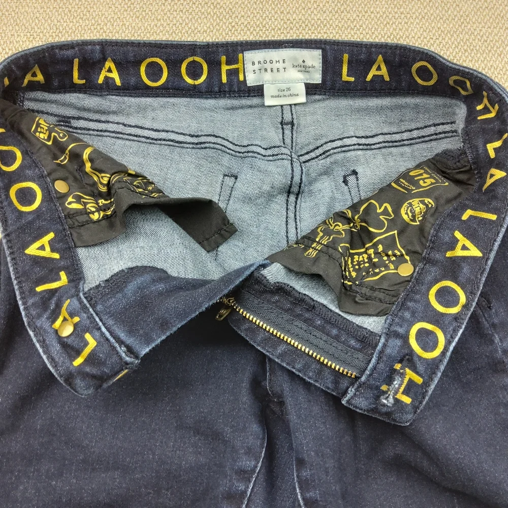 Kate Spade NY Denim Jeans Broome Street, Size 26 Style OUMU0965‎